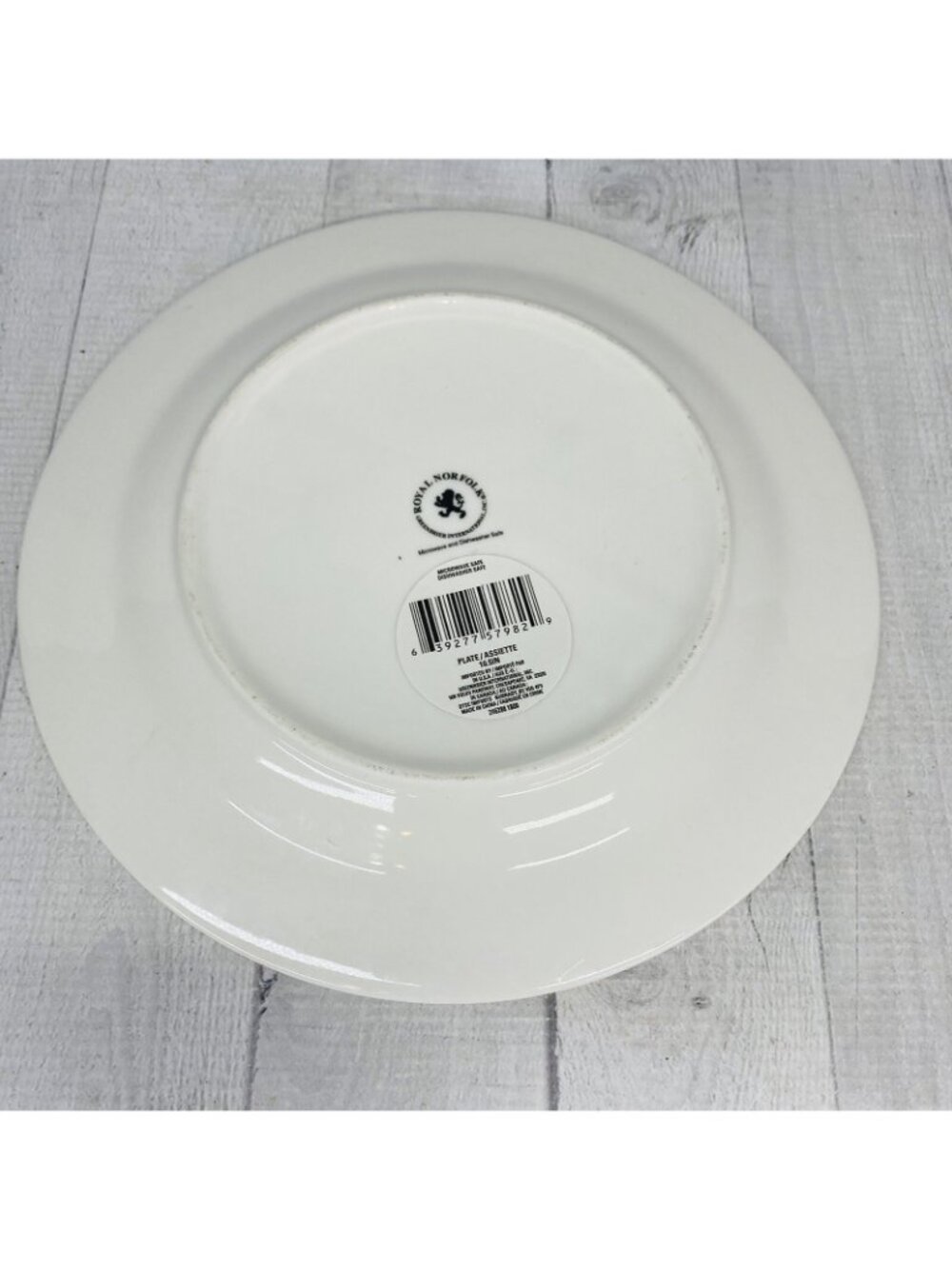 Royal Norfolk RNF132 Colorful Autumn Leaves Stoneware Round Dinner Plates Set 3 - Picture 7 of 13